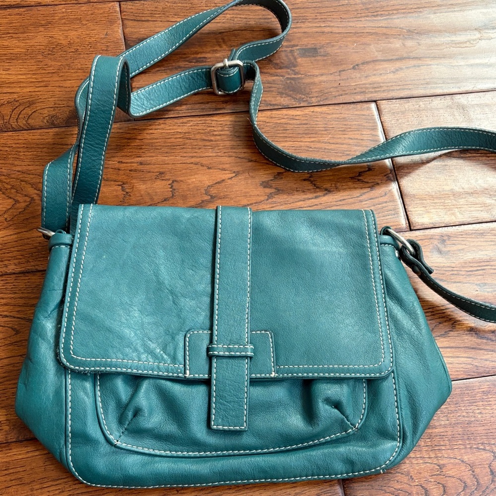 Valentina Teal Crossbody Bag